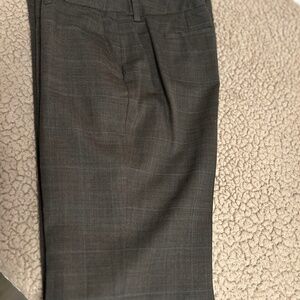 Classic Gray Plaid Trousers
